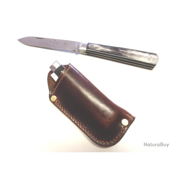 Couteau pliant r�gional le PRADEL"(au sabot), corne noire