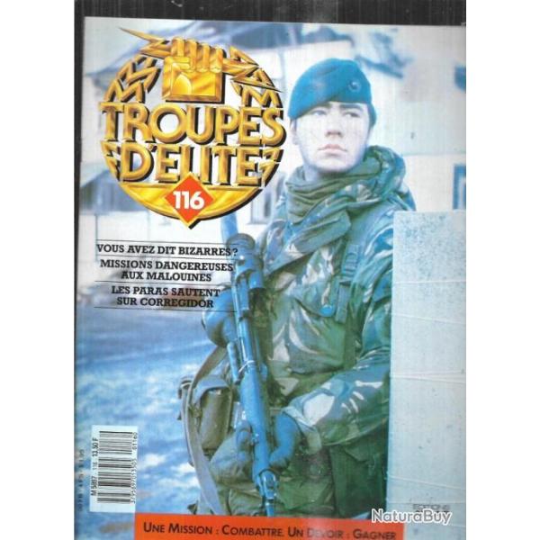 troupes d'�lite 116 paras sur corregidor, mission aux malouines, blind�s hobart, w.c.westmoreland