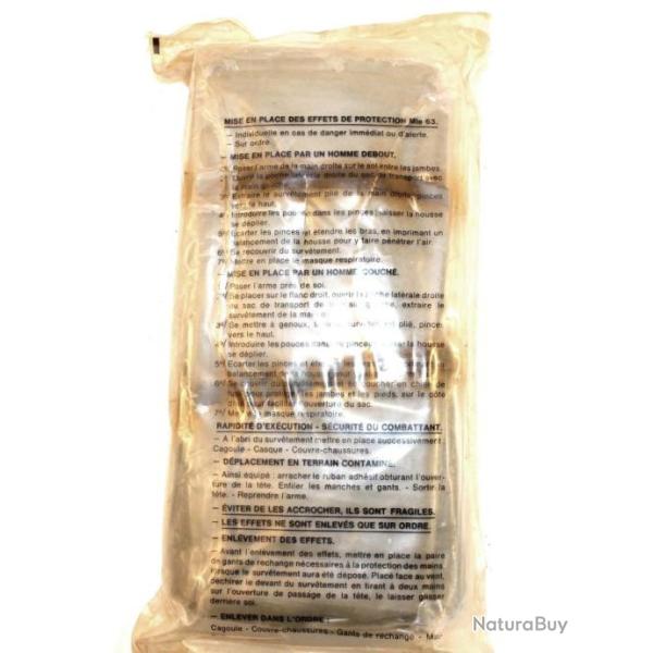 Accessoires de protection antitoxique Mle 63