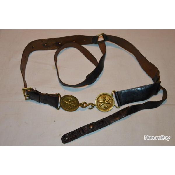 CEINTURON OFFICIER ARTILLERIE EPOQUE 1� EMPIRE (NAPOLEON)-MONARCHIE-RESTAURATION