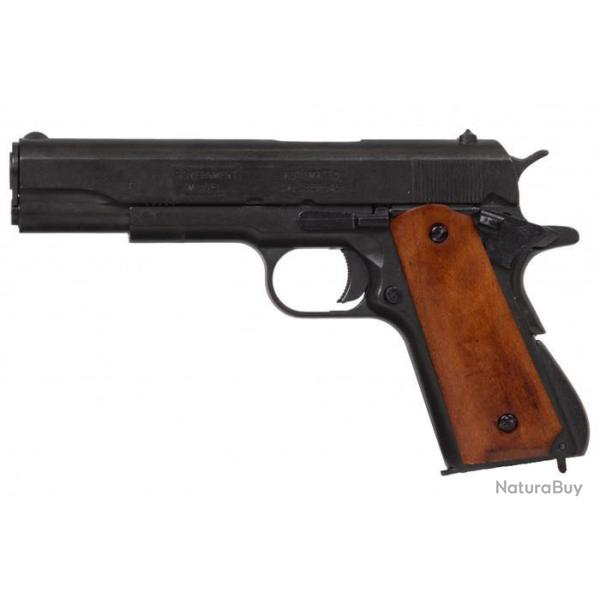 REPLIQUE PISTOLET COLT M1911 A1 CROSSE BOIS DEMONTABLE