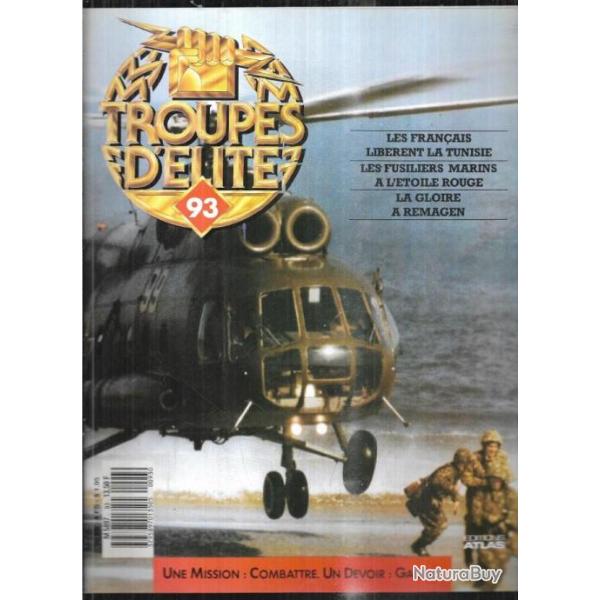 troupes d'�lite 93 r�magen, fusiliers marins � l'�toile rouge, les fran�ais lib�rent la tunisie