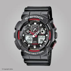 Montre G-Shock Classic GA-100 noir/rouge