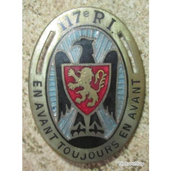 117� Bataillon d'Infanterie, �mail, mappemonde noire