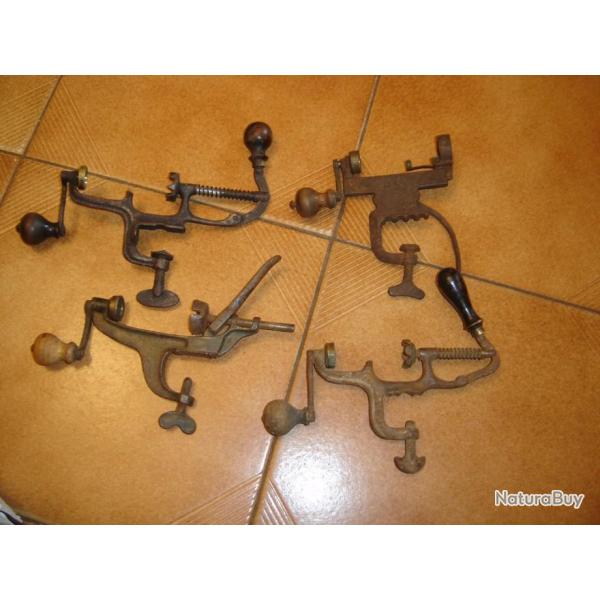 LOT DE 4 SERTISSEURS cal 16