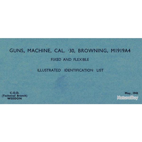 Eclat original BROWNING M1919A4 Cal.30 en PDF