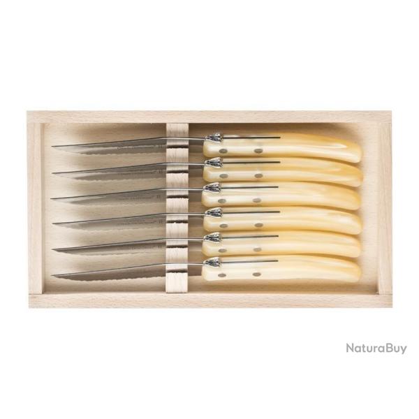 COFFRET 6 LAGUIOLE STEAK DOZORME NACRINE