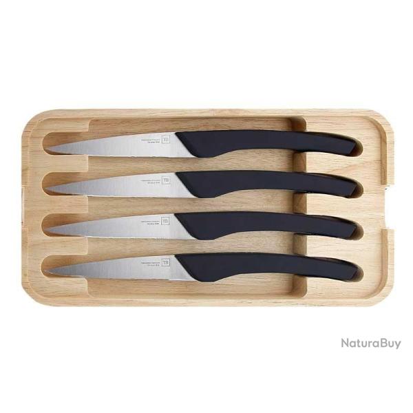 COFFRET 4 CTX STEAK TB AUGUSTE NOIR