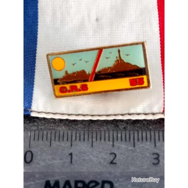 pin's police nationale CRS 55