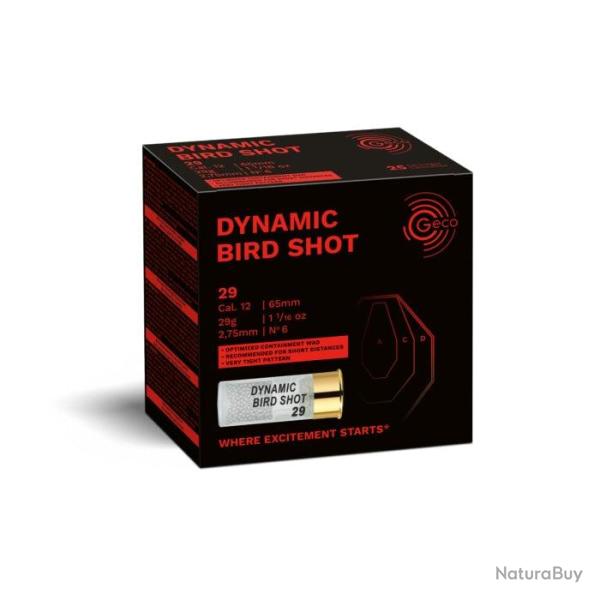 Balles Geco Comp�tition Bird Shot - Cal. 12/65 - 29 g / 6