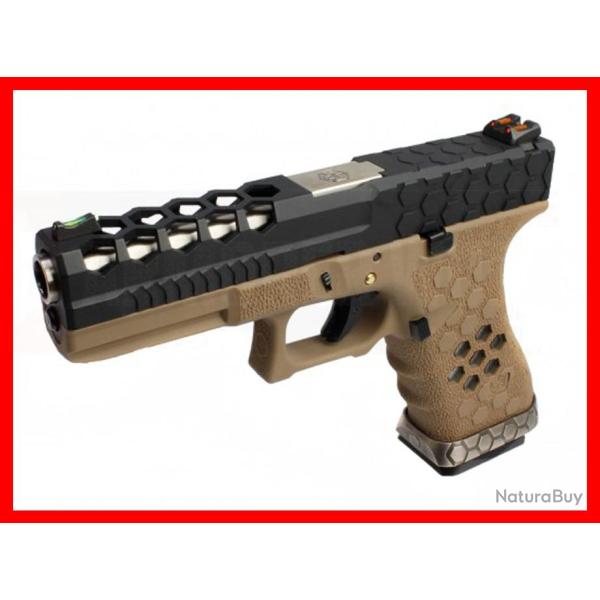 REPLIQUE GBB VX0111 HEX CUT TAN/NOIR