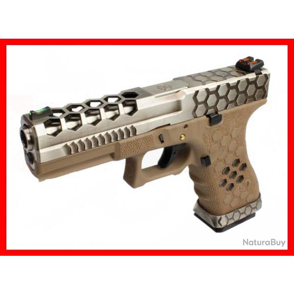 REPLIQUE GBB VX0110 HEX CUT TAN/SILVER