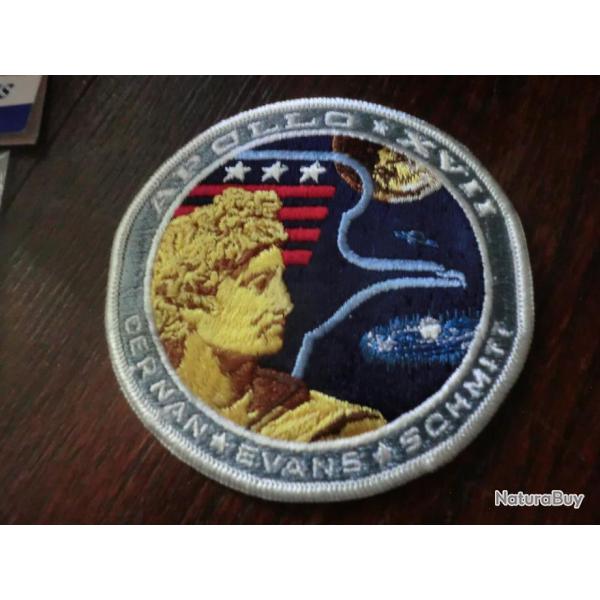 eccusson patch  brod�  kennedy space nasa  center florida appolo XVII