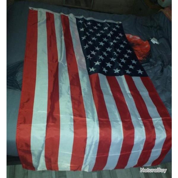 Drapeau am�ricain - USA - taille 91x163cm.