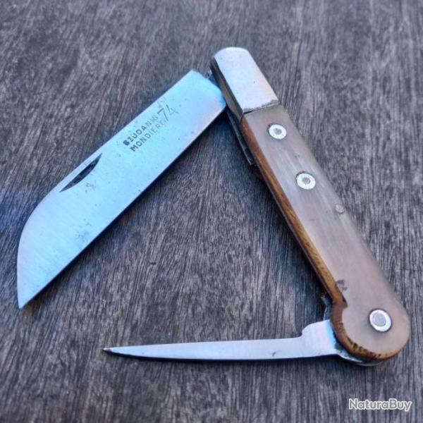 Ancien Couteau R�gional LE CHARLOIS ST JOANIS MONDIERE 74 / 2 Pi�ces