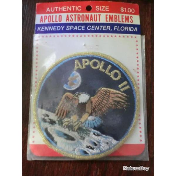 eccusson  patch kennedy space nasa center florida  apollo II