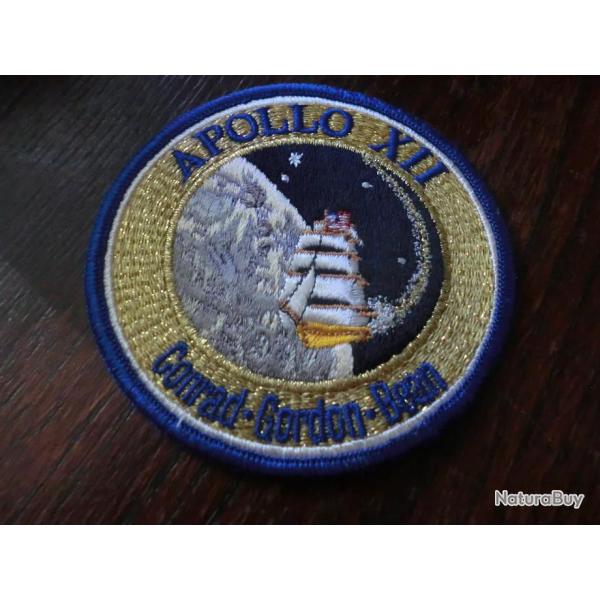 eccusson  patch kennedy space nasa center florida  apollo XII conrad gordon bean
