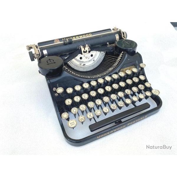 Machine � �crire vintage UNDERWOOD mod�le 4 Bank.