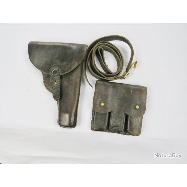 Rare ensemble holster Kongsberg  mod 1914
