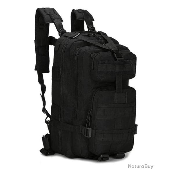 Sac � Dos Tactique MilitaireTrekking 25L Chasse P�che Alpinisme Randonn�e Camping Escalade Noir