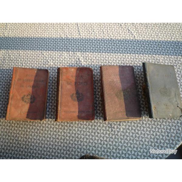 lot de manuels d'instruction militaire � destination du g�nie