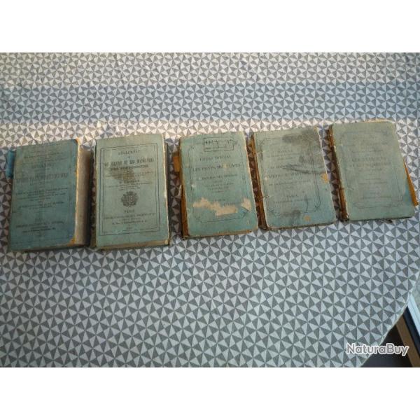Lot de manuels d'instruction militaire �poque second Empire