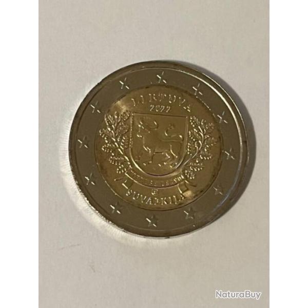 2� comm�morative Lituanie 2022  comm�more Suvalkija, les r�gions ethnographiques lituaniennes.