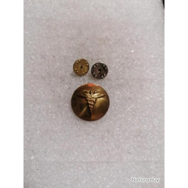 collars troupe arm�e us MEDICAL CORPS  ORIGINAL