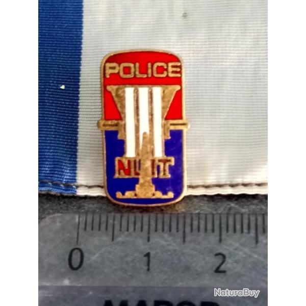 Pin's police de nuit num�rot�