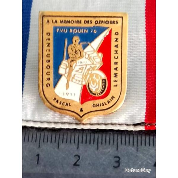Pin's F M U de ROUEN 76 1991 comm�moratif