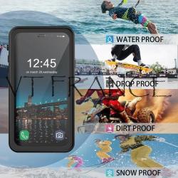 RedPepper Coque Etanche Anti Choc pour iPhone -Noir-iPhone 14 Pro 20260729082519