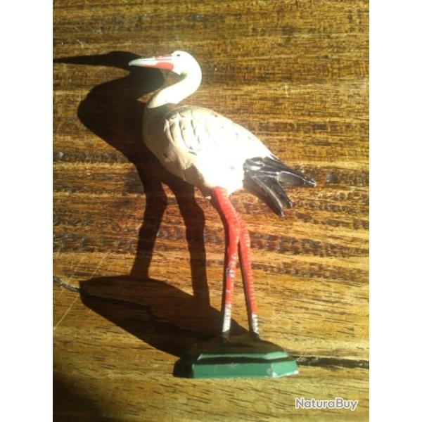 Figurine en m�tal de Cigogne