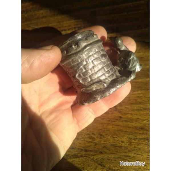 Petit encrier ancien en r�gule