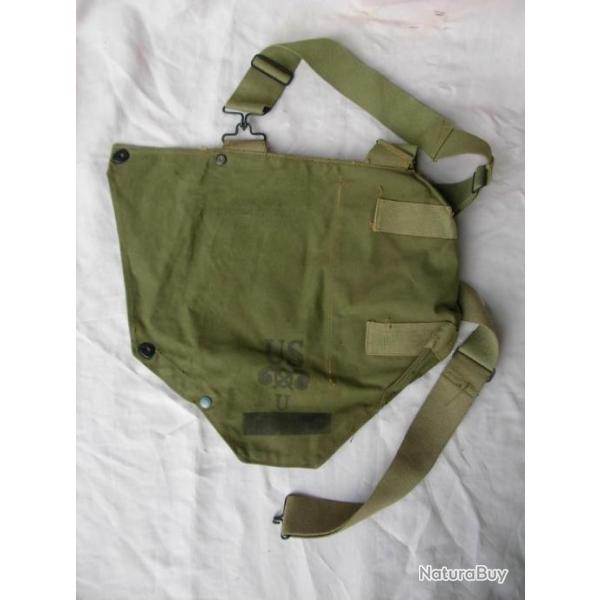 WW2 US SAC DE MASQUE A GAZ MIV A1 AM�RICAIN RECONDITIONN� POUR L'ENTRAINEMENT RARE