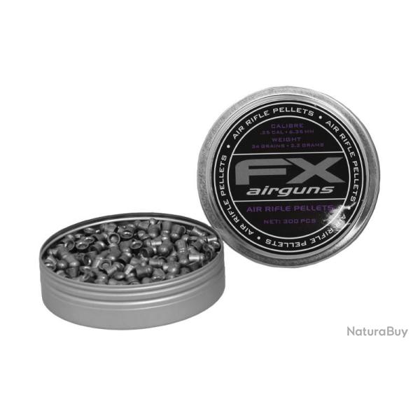 Plombs 6.35 mm/.25 FX Airguns Plombs .25/6.35mm Violet FX Airguns