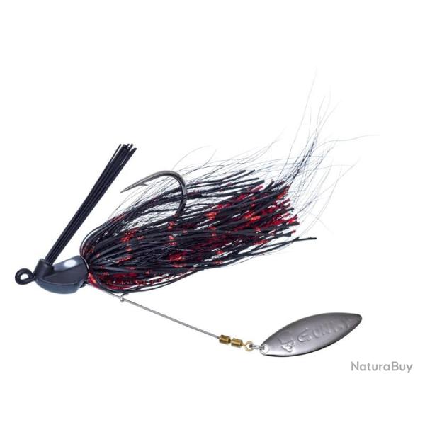 Leurre Gunki Hoverjig 14g Black and Red
