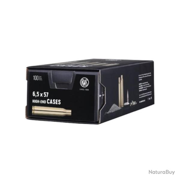 Douilles RWS - 6.5x57 / 100 / Par 1