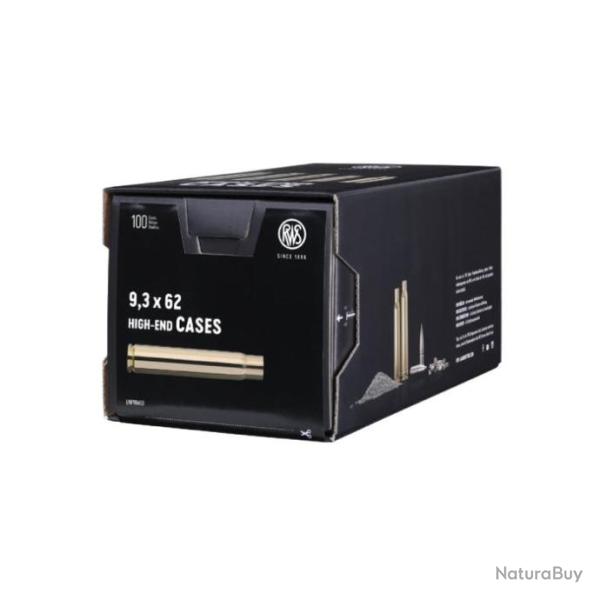 Douilles RWS - 9.3x62 / 100 / Par 1