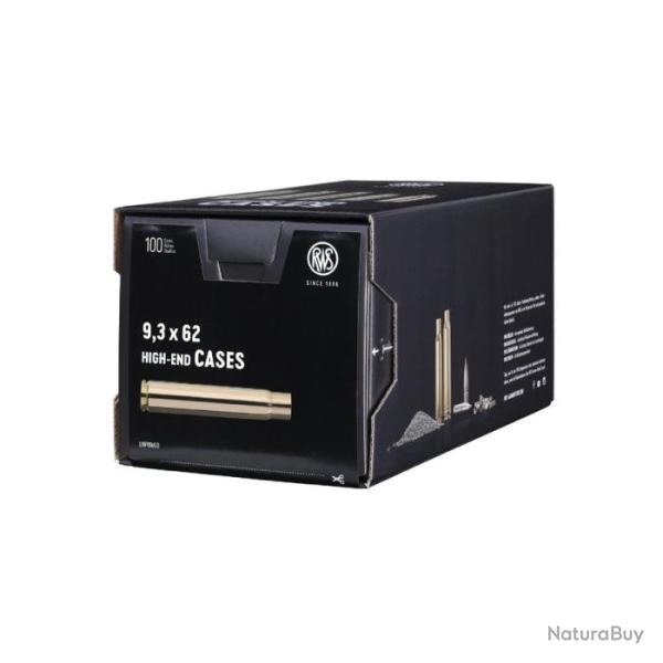 Douilles RWS - 9.3x62 / 100 / Par 1
