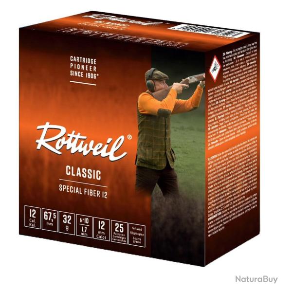 Cartouches Rottweil Special 12 F Cal. 12 67.5 bourre grasse 4