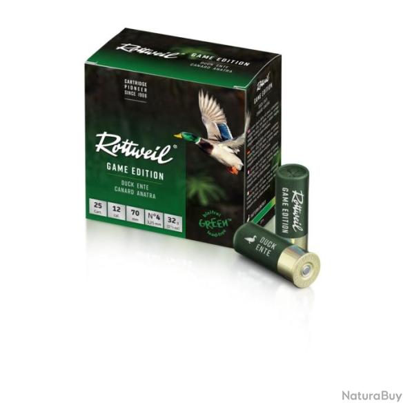 Cartouches Rottweil Game Edition Canard - 4 / 12/70