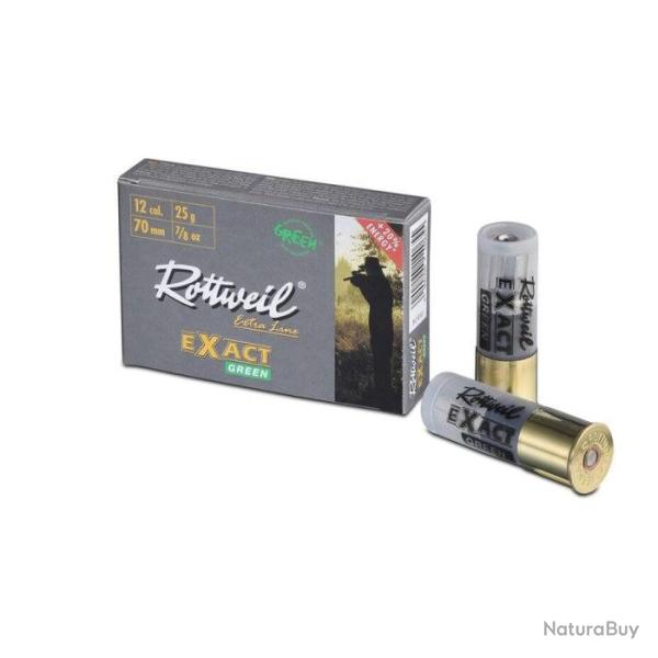 Cartouches � balle Rottweil Exact Green - 12/70