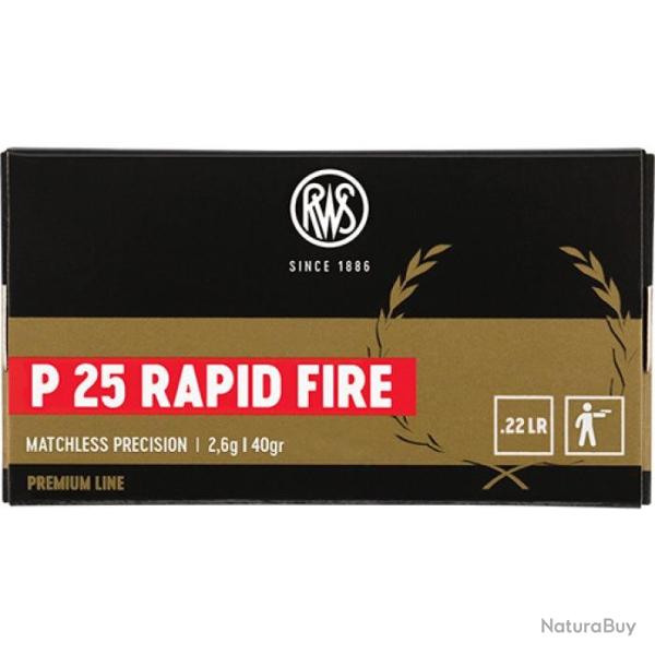 Munitions RWS P25 Rapid Fire - Cal. 22LR - 2.6 g
