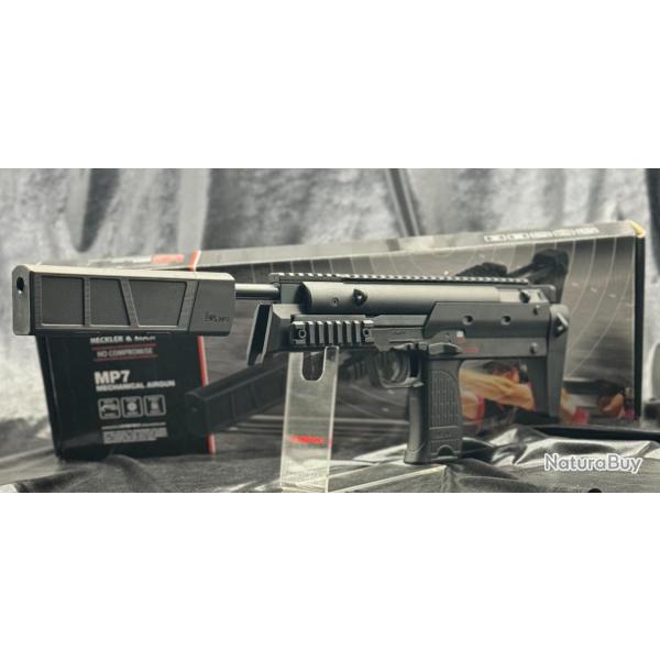 Pistolet � plombs MP7 SD HECKLER & KOCH CAL 4.5MM 7,5 joules