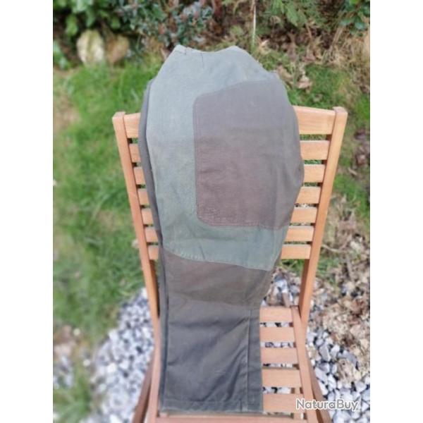 Pantalon de chasse anti-ronces toile tr�s �paisse avec renfort d�cathlon / G�ologic �tat neuf T48
