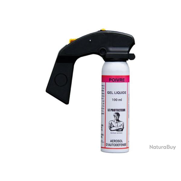 BOMBE LACRYMOGENE GEL POIVRE 100 ML