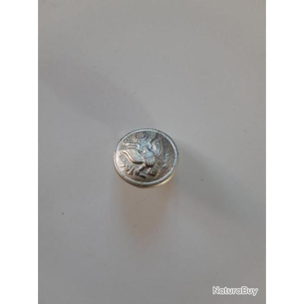 BOUTONS U.S. EN M�TAL,POUR UNIFORME DE SORTIE.DIAMETRE  : 15 MM