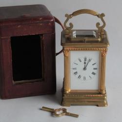 Pendulette d'officier de voyage r&eacute;p&eacute;tition sonnerie