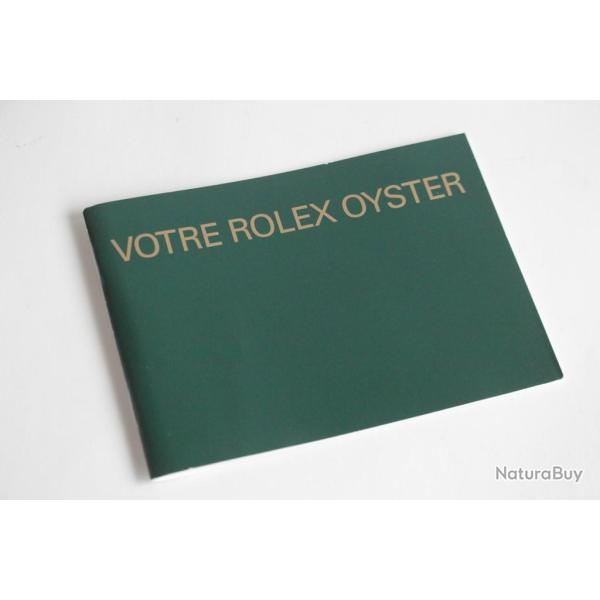 ROLEX Livret Votre Rolex Oyster 2004 booklet