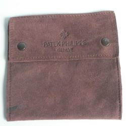 PATEK PHILIPPE Housse daim marron Service Pouch